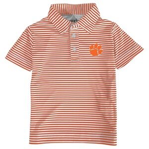 Clemson Tigers Garb Toddler Carson Polo - Orange/White